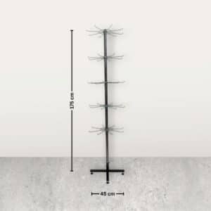 استند گردان 5 طبقه کروم